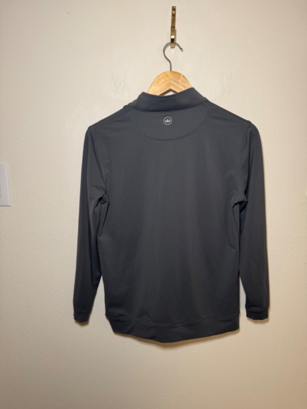 Peter Millar Youth Large 1/4 Zip Pullover Gray Performance Golf Jacket 11-12 - Picture 4 of 5